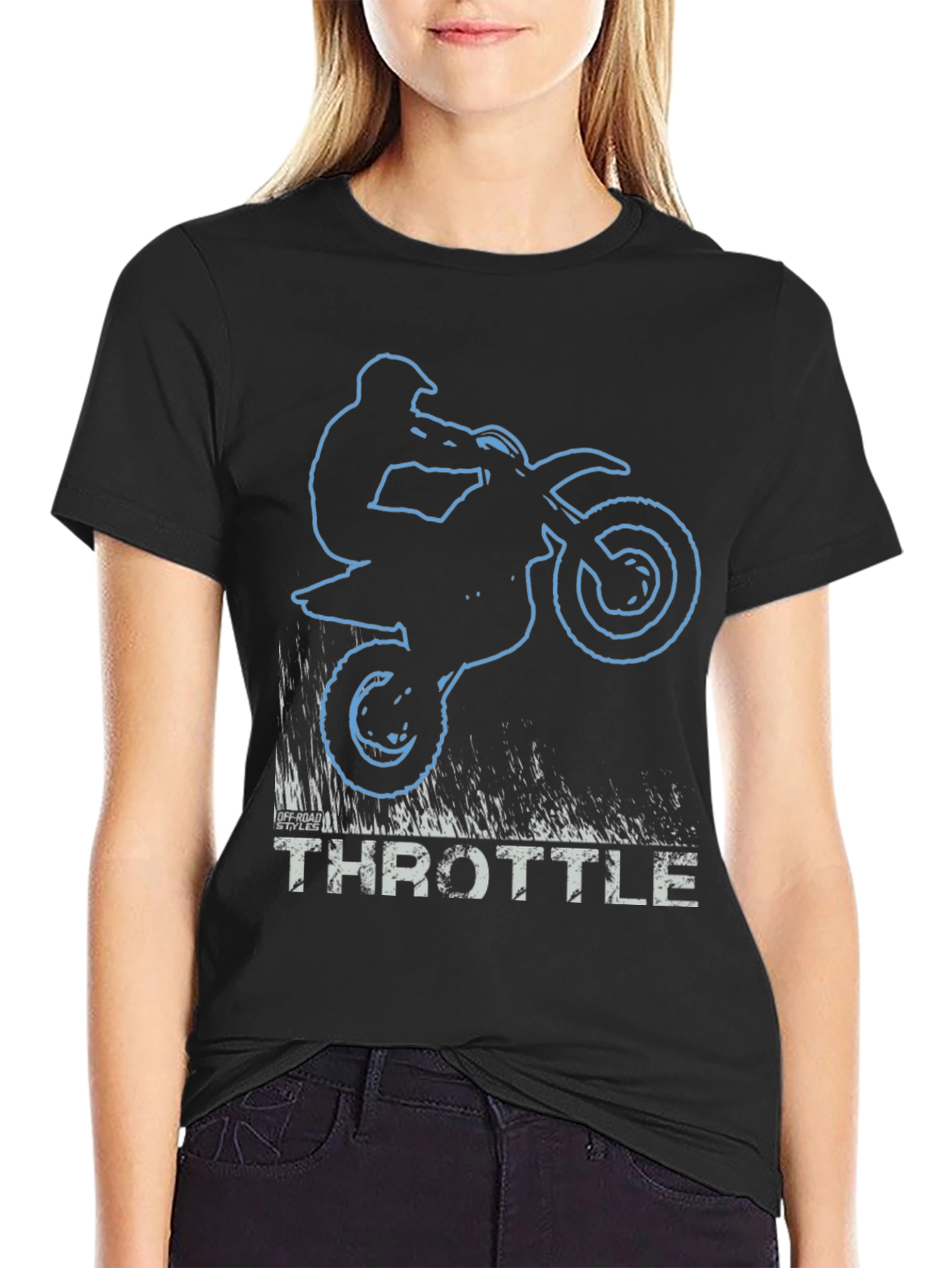 Throttle T-Shirt - Dirt Bike Rider Graphic Tee