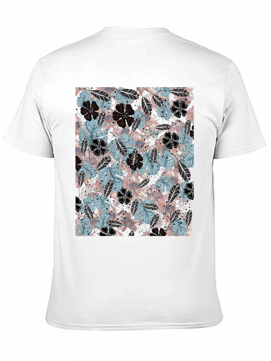 Tropical Floral Print T-Shirt