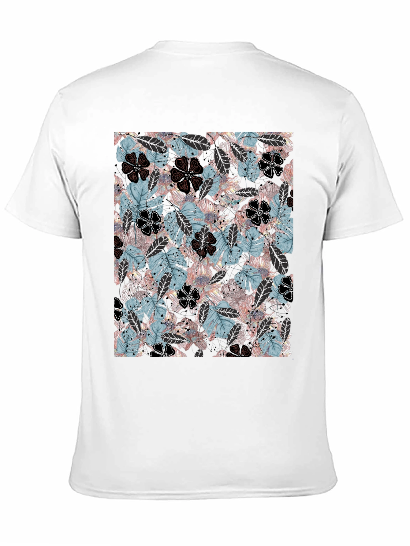 Tropical Floral Print T-Shirt