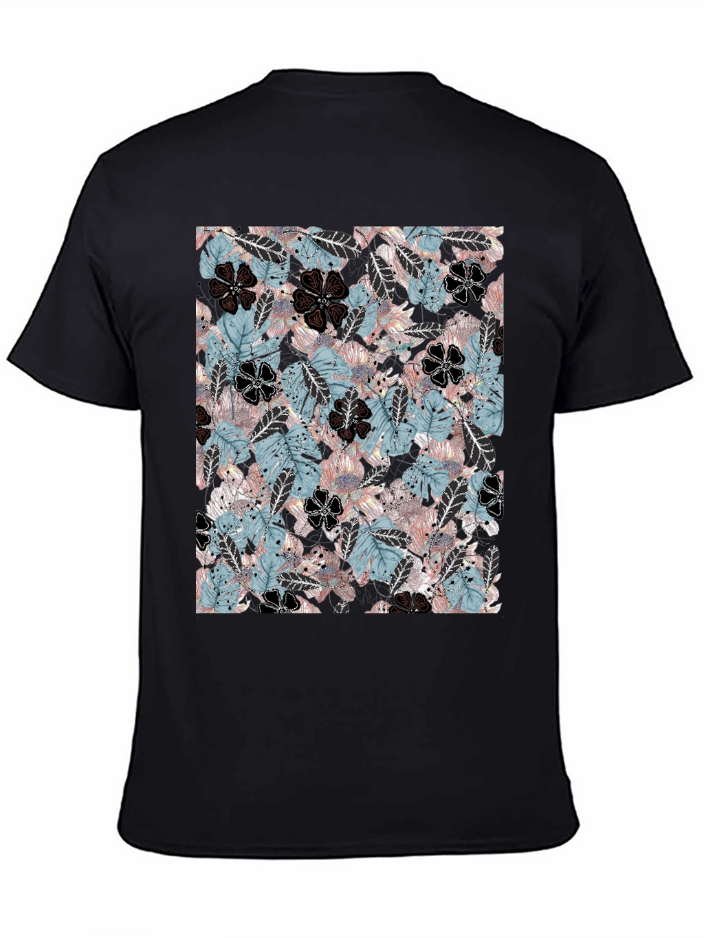 Tropical Floral Print T-Shirt
