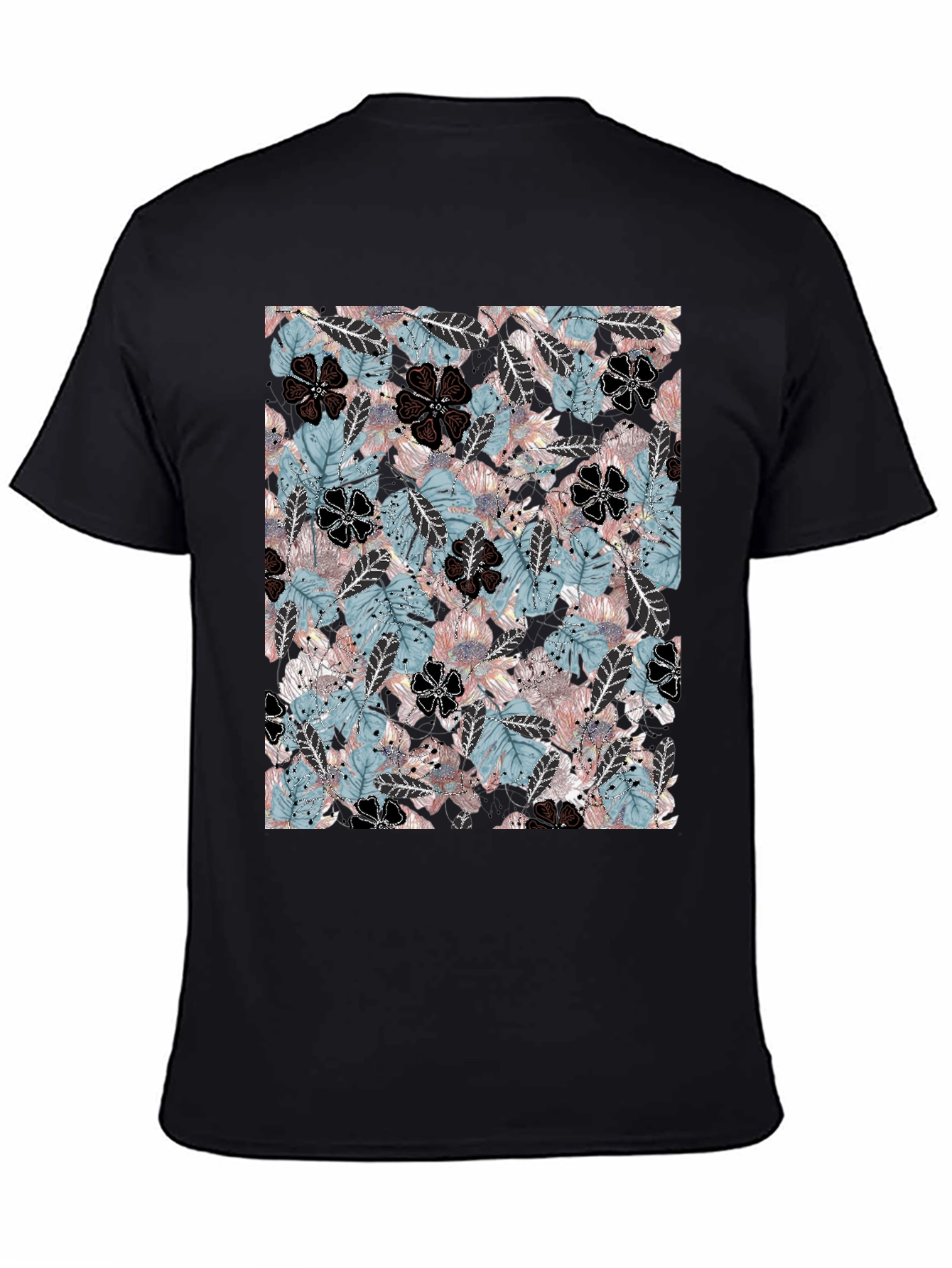 Tropical Floral Print T-Shirt