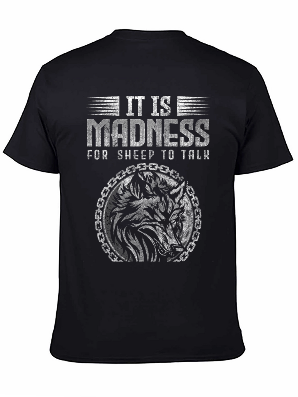 It is Madness Wolf Graphic Tee - Black
