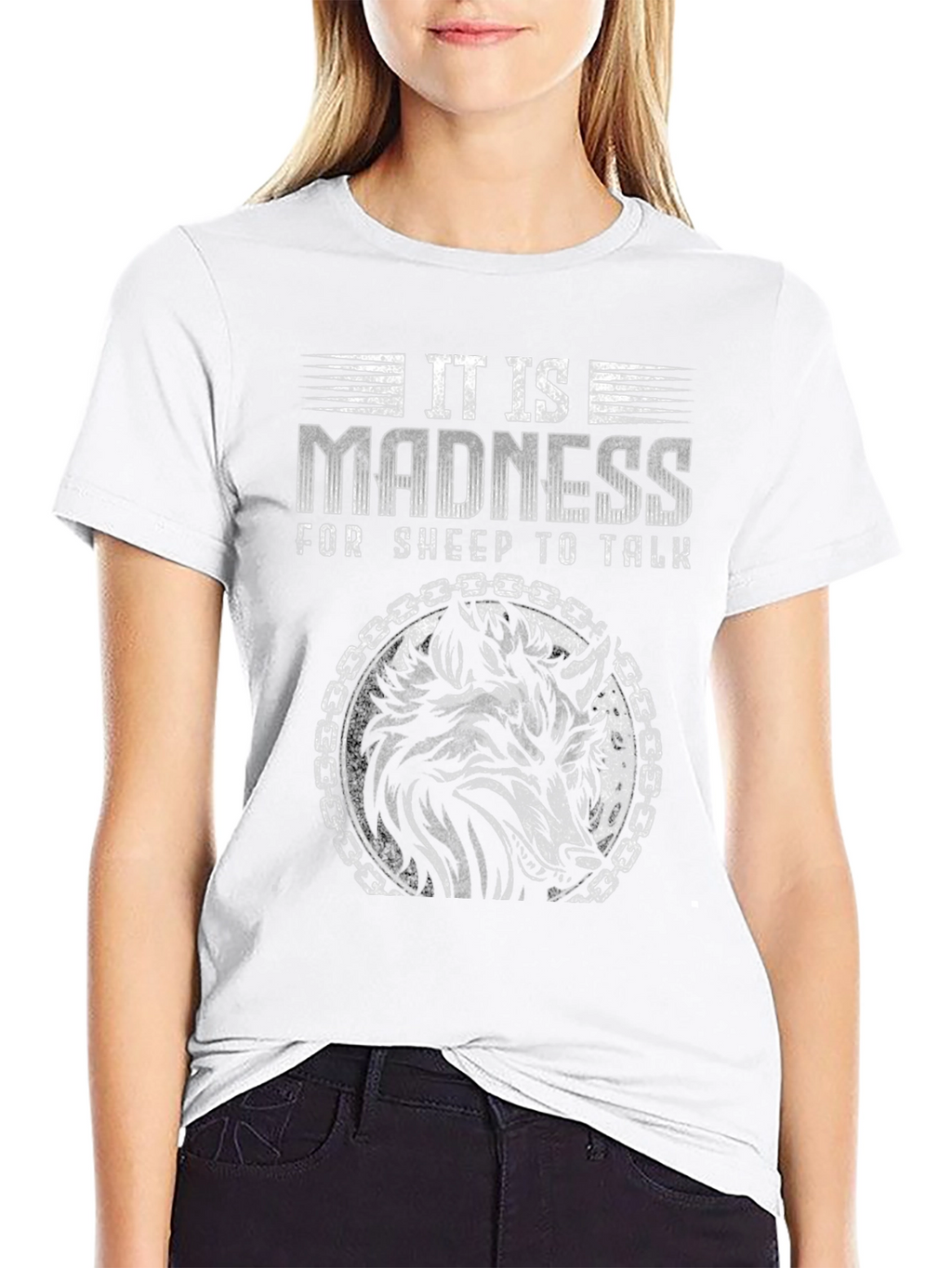 It is Madness Wolf Graphic Tee - Black