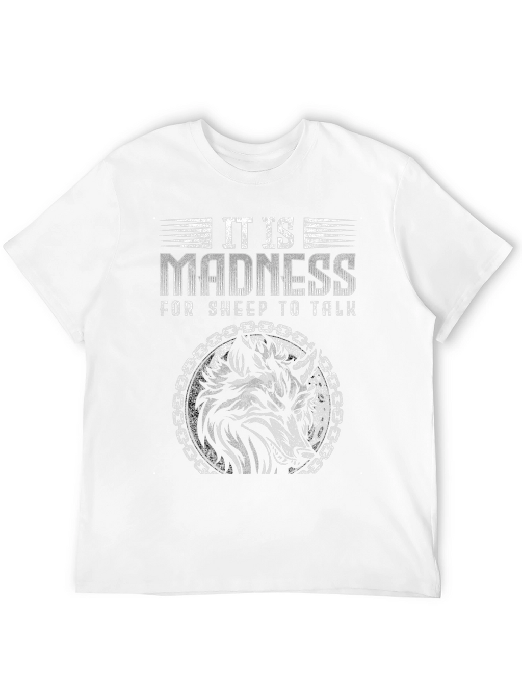 It is Madness Wolf Graphic Tee - Black