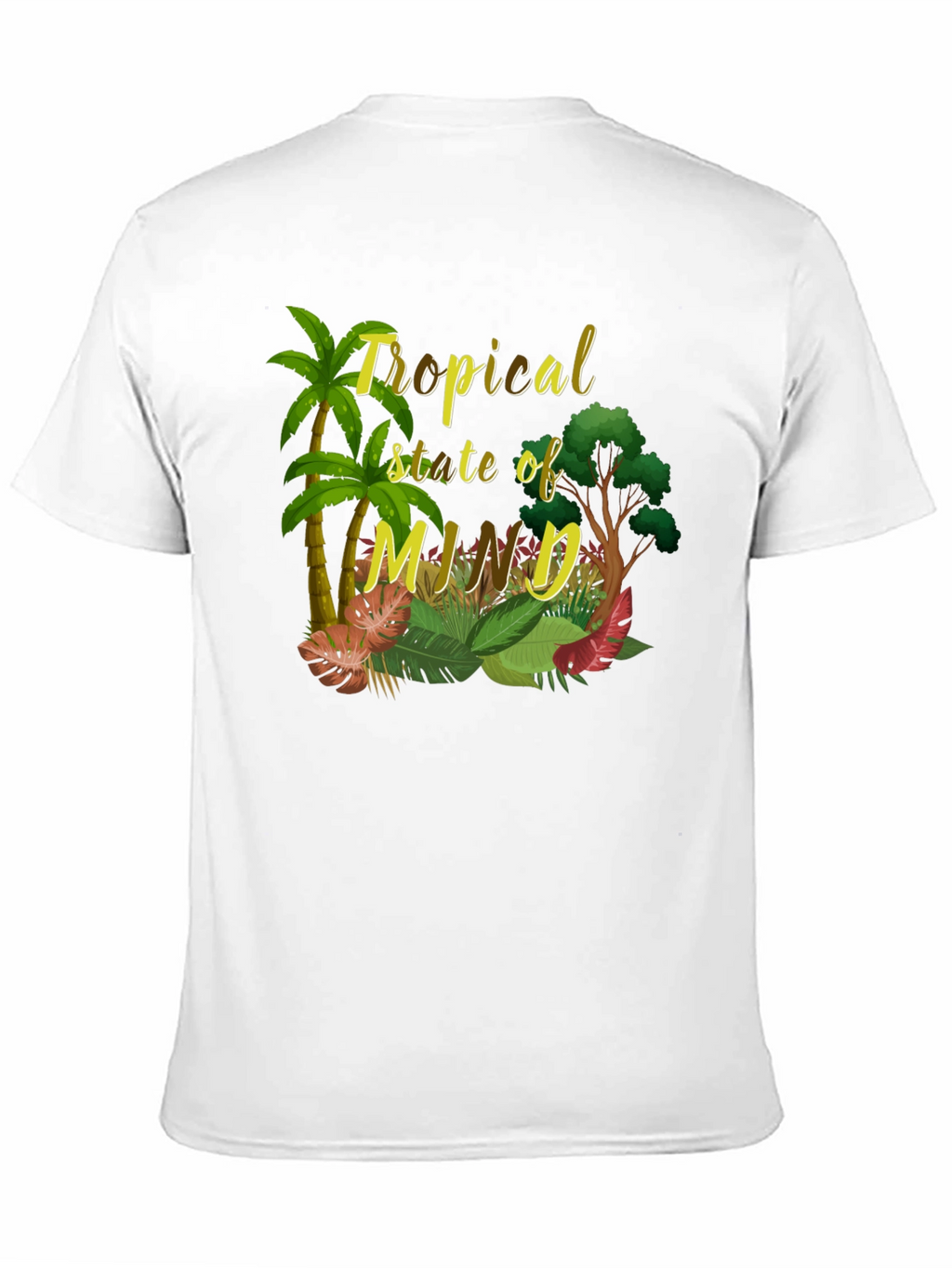 Tropical State of Mind Black T-Shirt