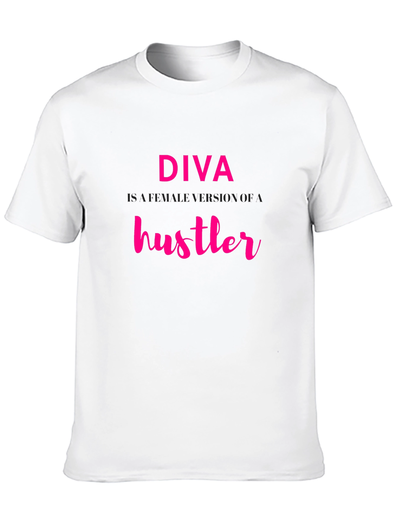 Diva Hustler Graphic Tee - Bold Statement Shirt
