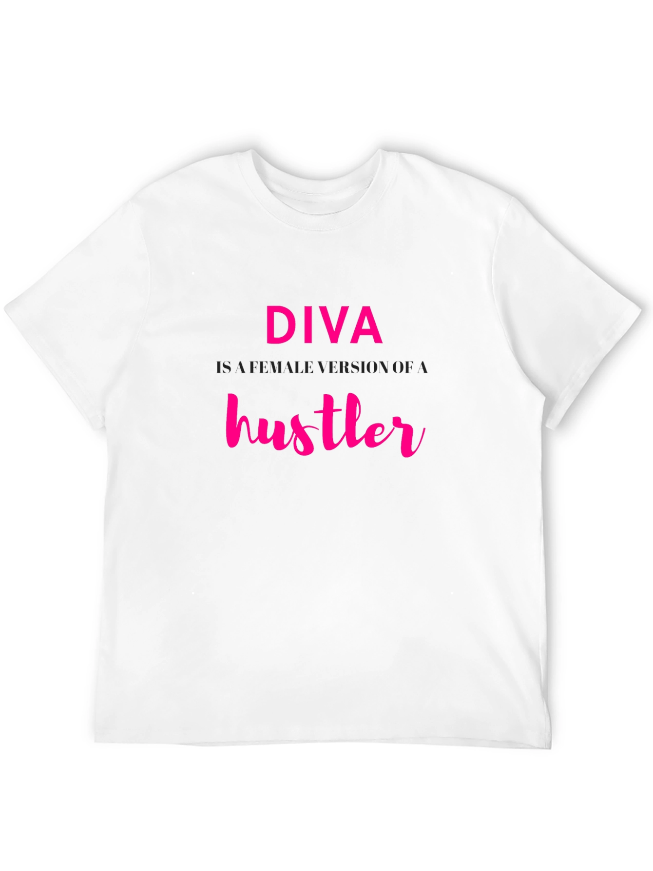 Diva Hustler Graphic Tee - Bold Statement Shirt