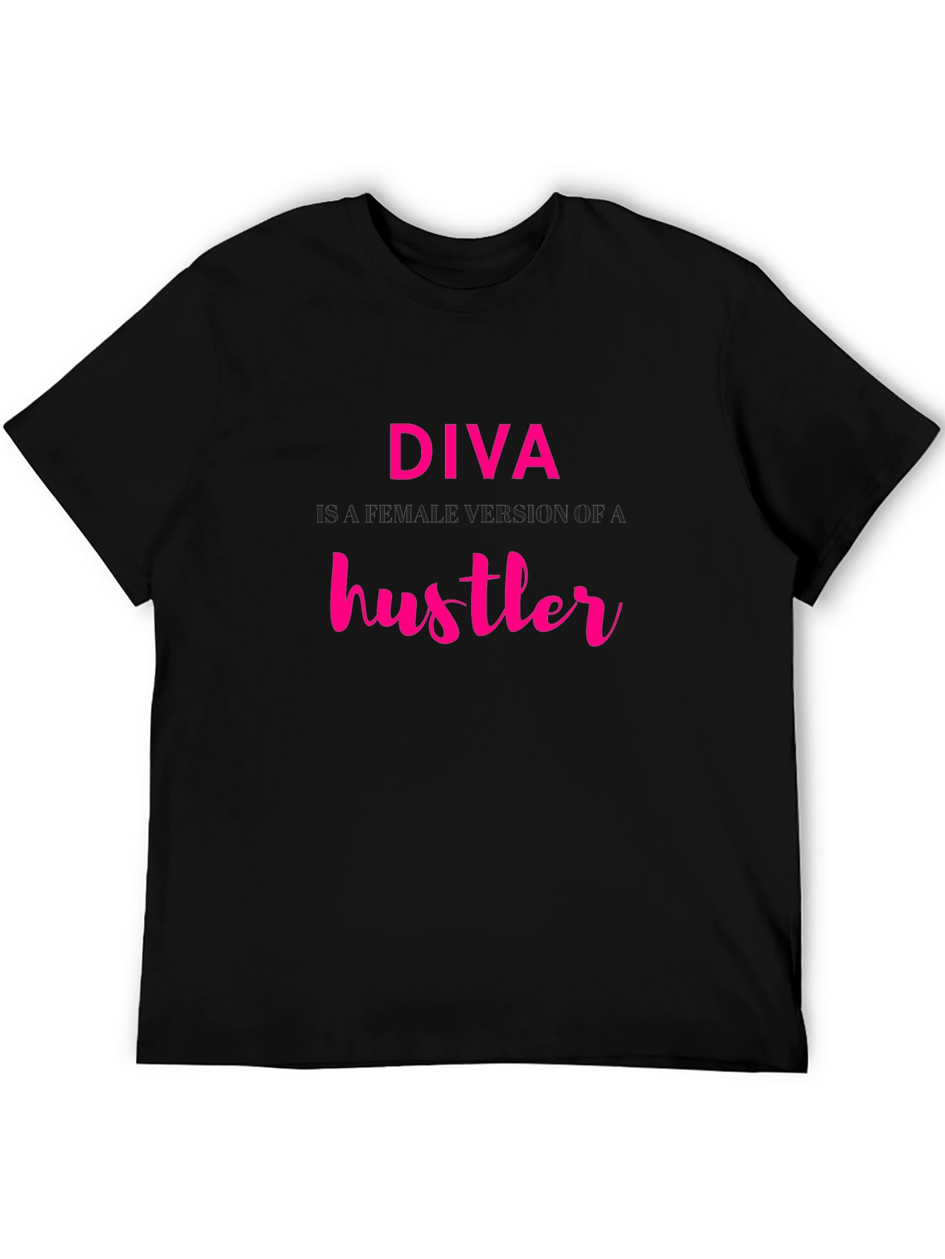 Diva Hustler Graphic Tee - Bold Statement Shirt