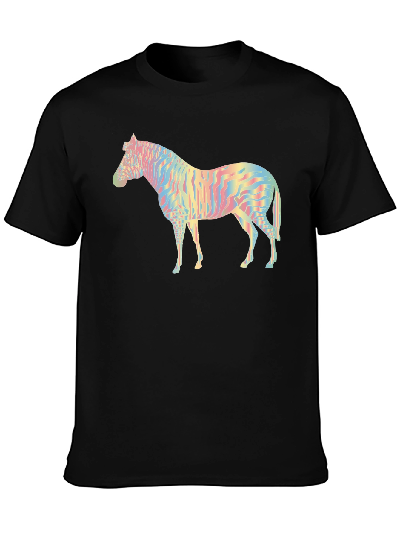 Rainbow Zebra Graphic Tee