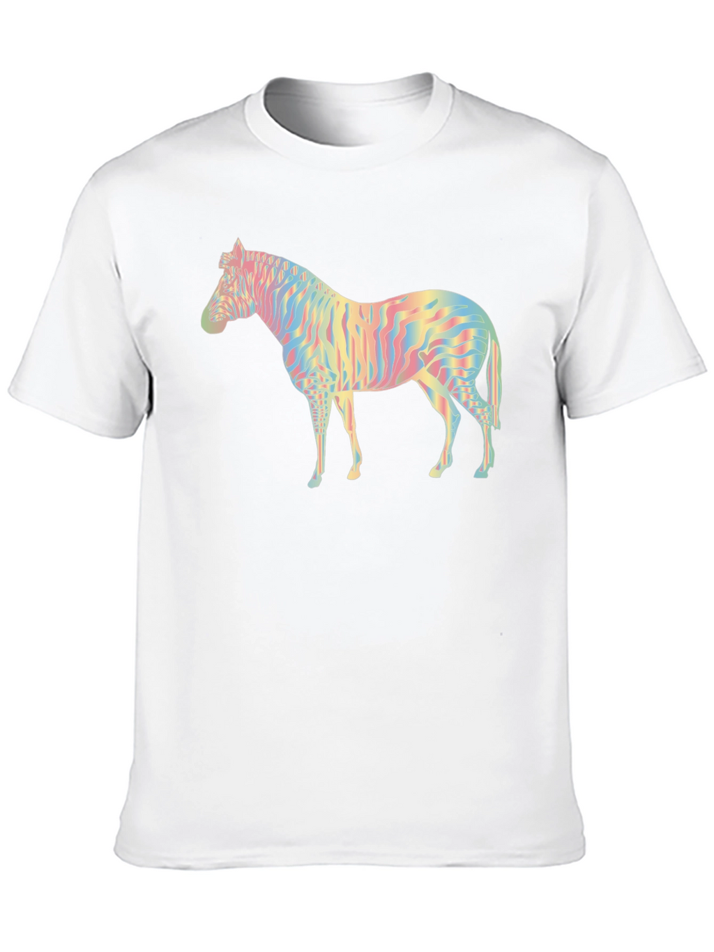 Rainbow Zebra Graphic Tee
