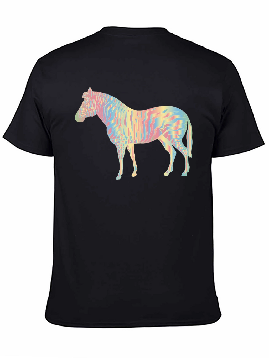 Rainbow Zebra Graphic Tee