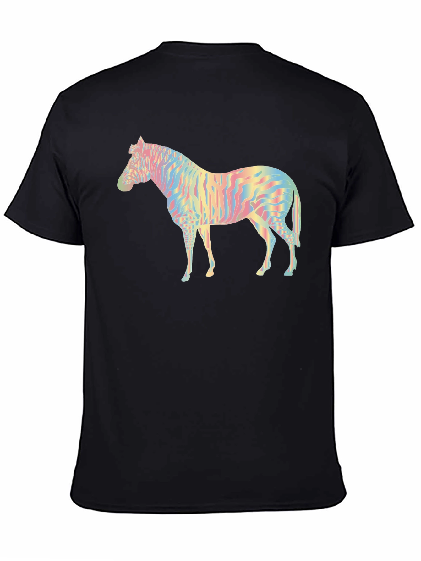Rainbow Zebra Graphic Tee
