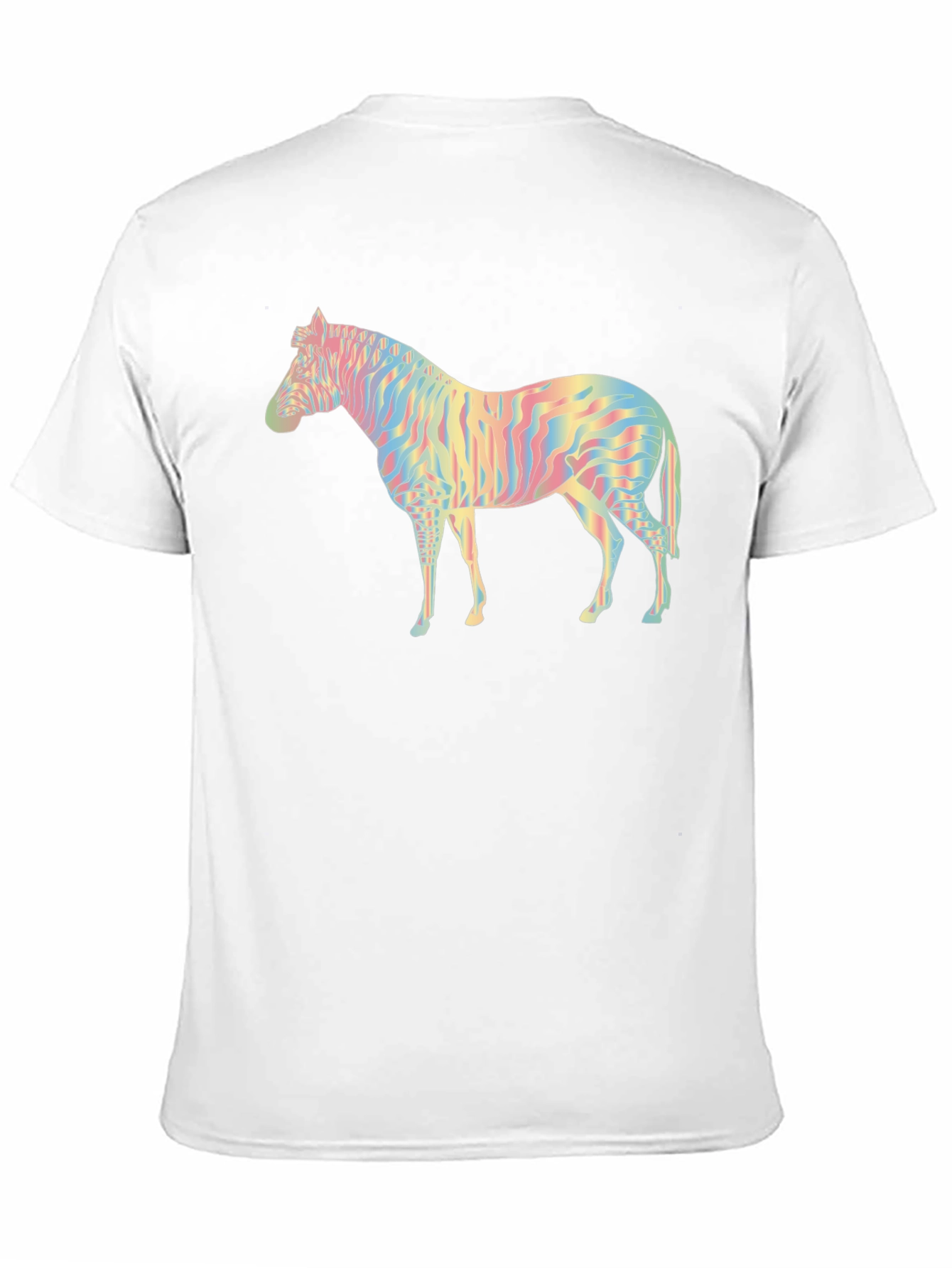 Rainbow Zebra Graphic Tee