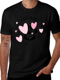 Cuddling Therapy T-Shirt: Heart & Paw Print Design