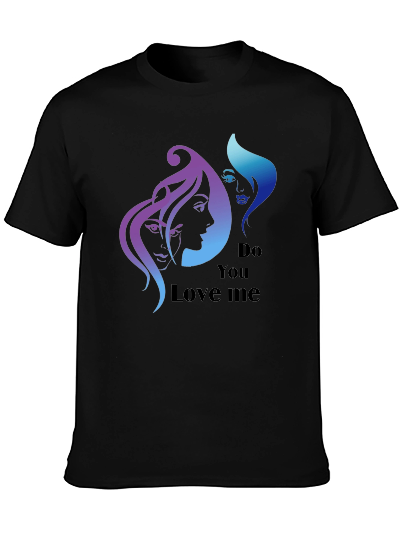 Stylish Do You Love Me Graphic Tee