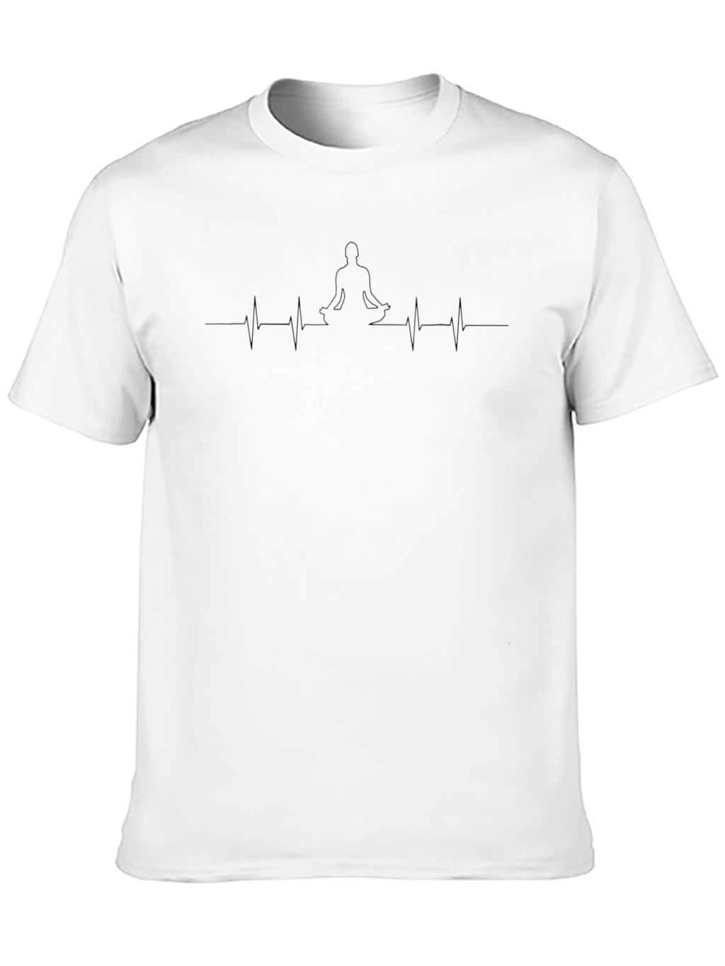 Yoga Heartbeat T-Shirt - Meditate in Style!