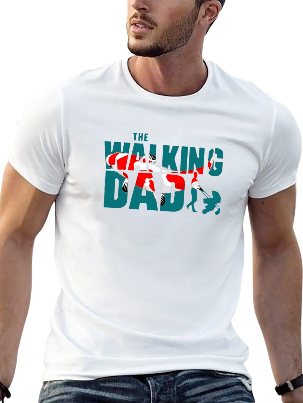 The Walking Dad T-Shirt - Fathers Day Gift