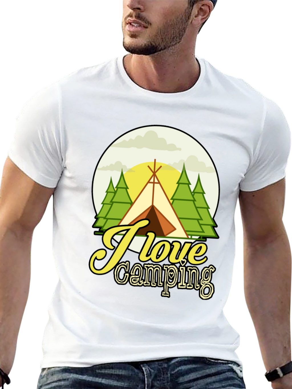 I Love Camping T-Shirt - Nature Adventure Tee