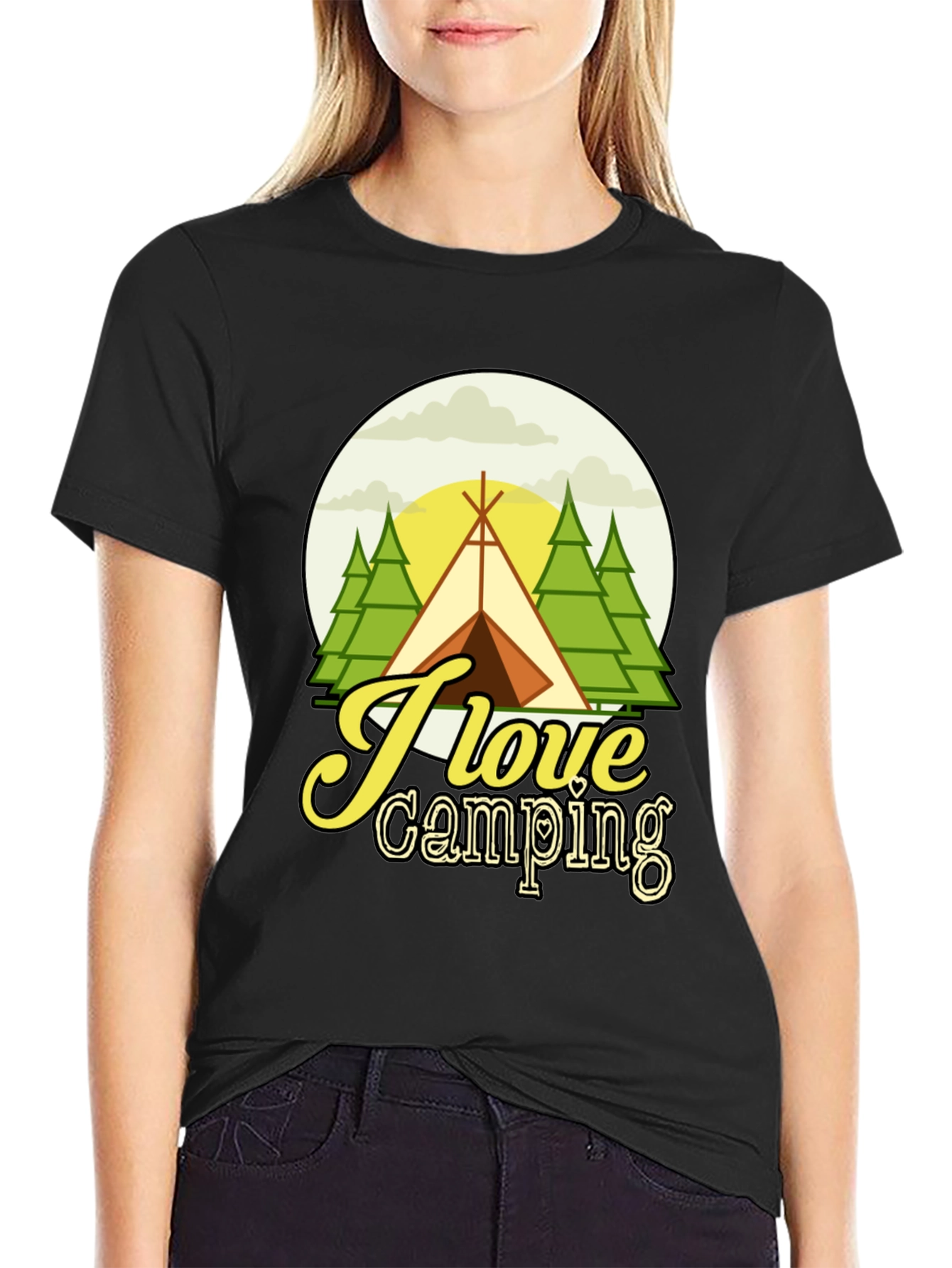I Love Camping T-Shirt - Nature Adventure Tee