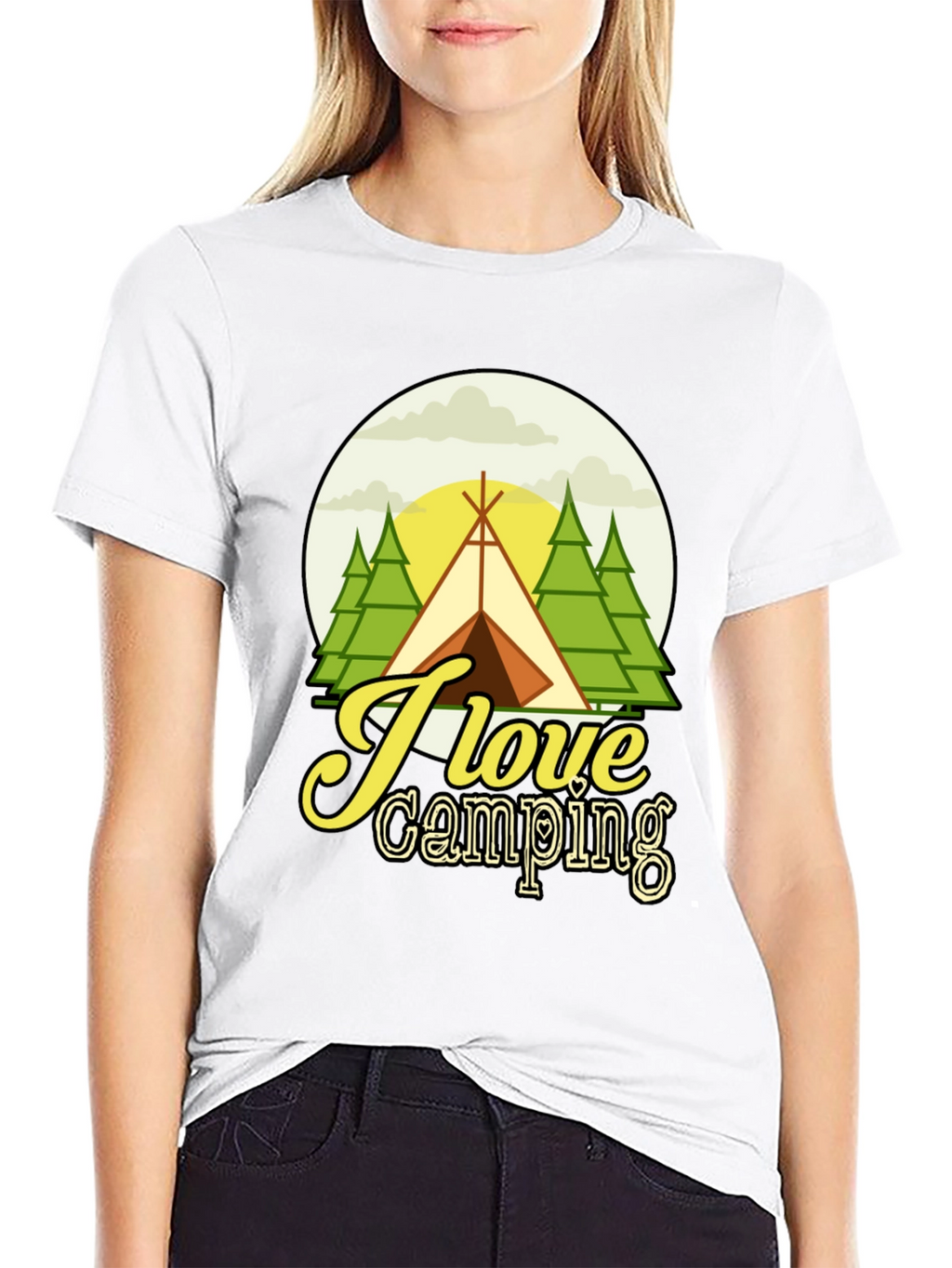 I Love Camping T-Shirt - Nature Adventure Tee