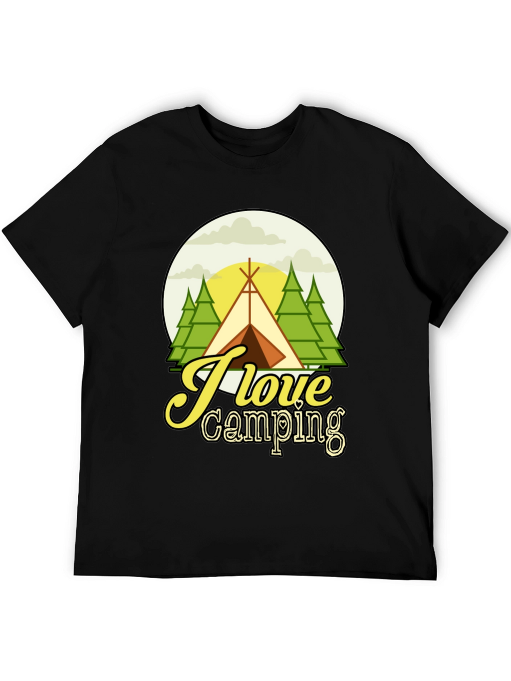 I Love Camping T-Shirt - Nature Adventure Tee