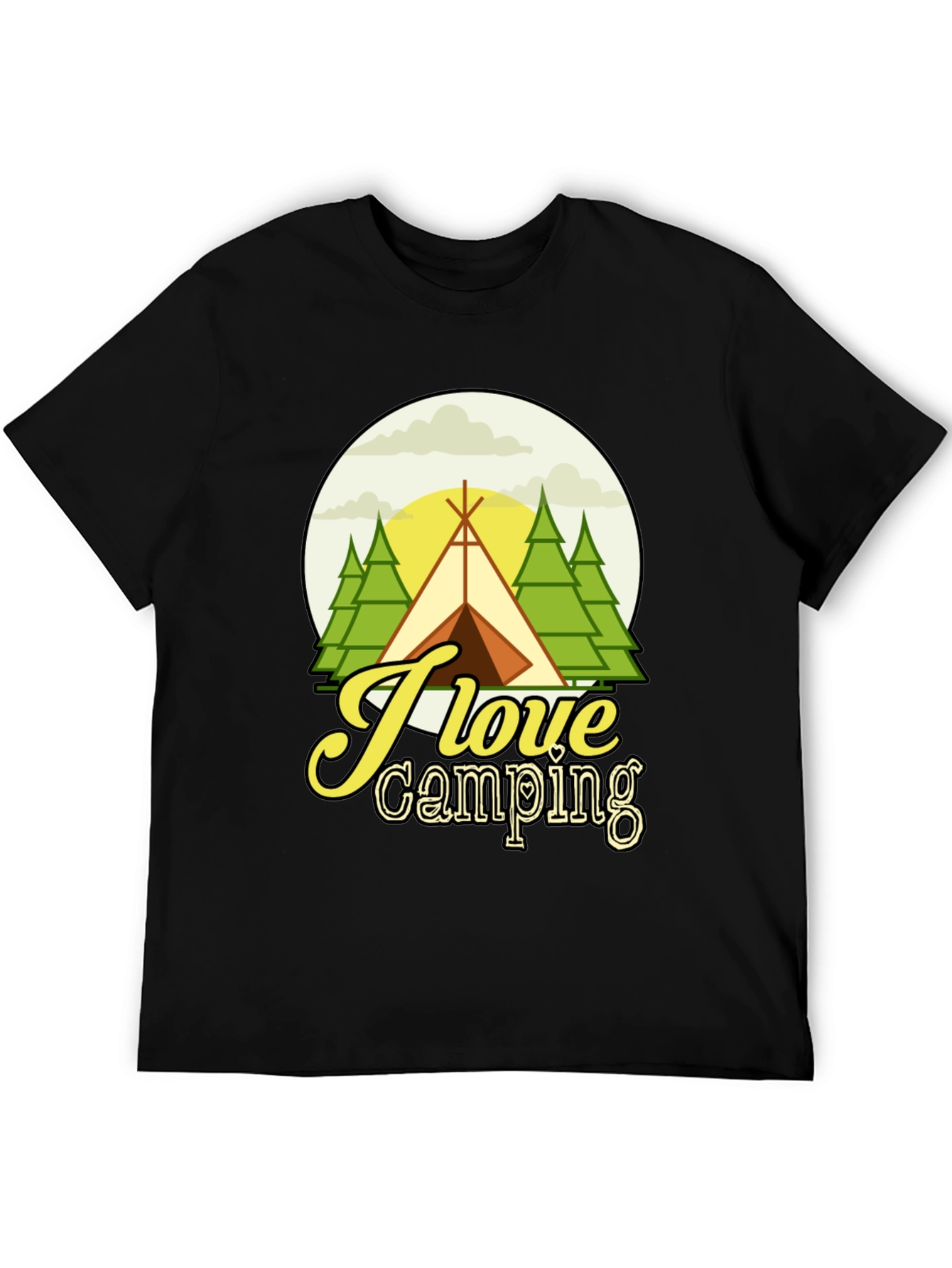 I Love Camping T-Shirt - Nature Adventure Tee