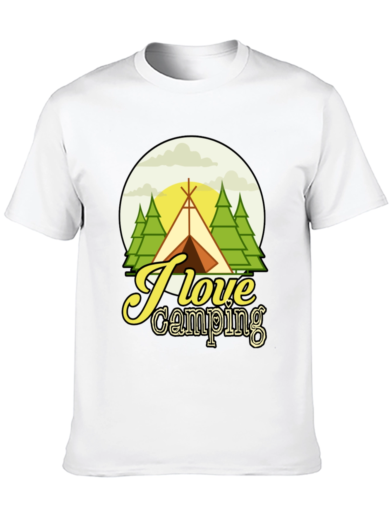 I Love Camping T-Shirt - Nature Adventure Tee