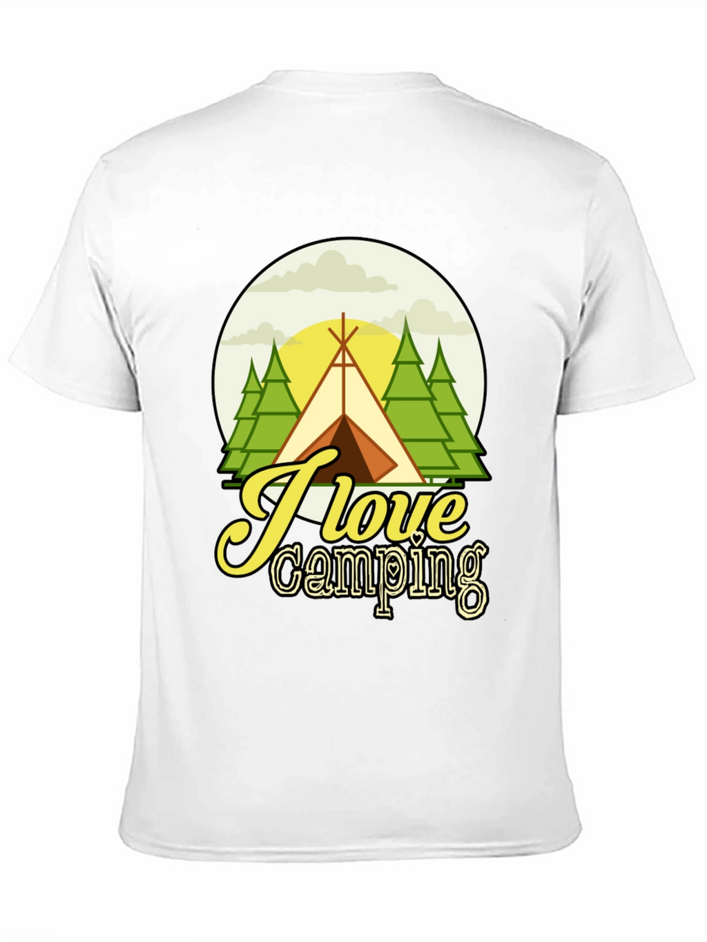 I Love Camping T-Shirt - Nature Adventure Tee