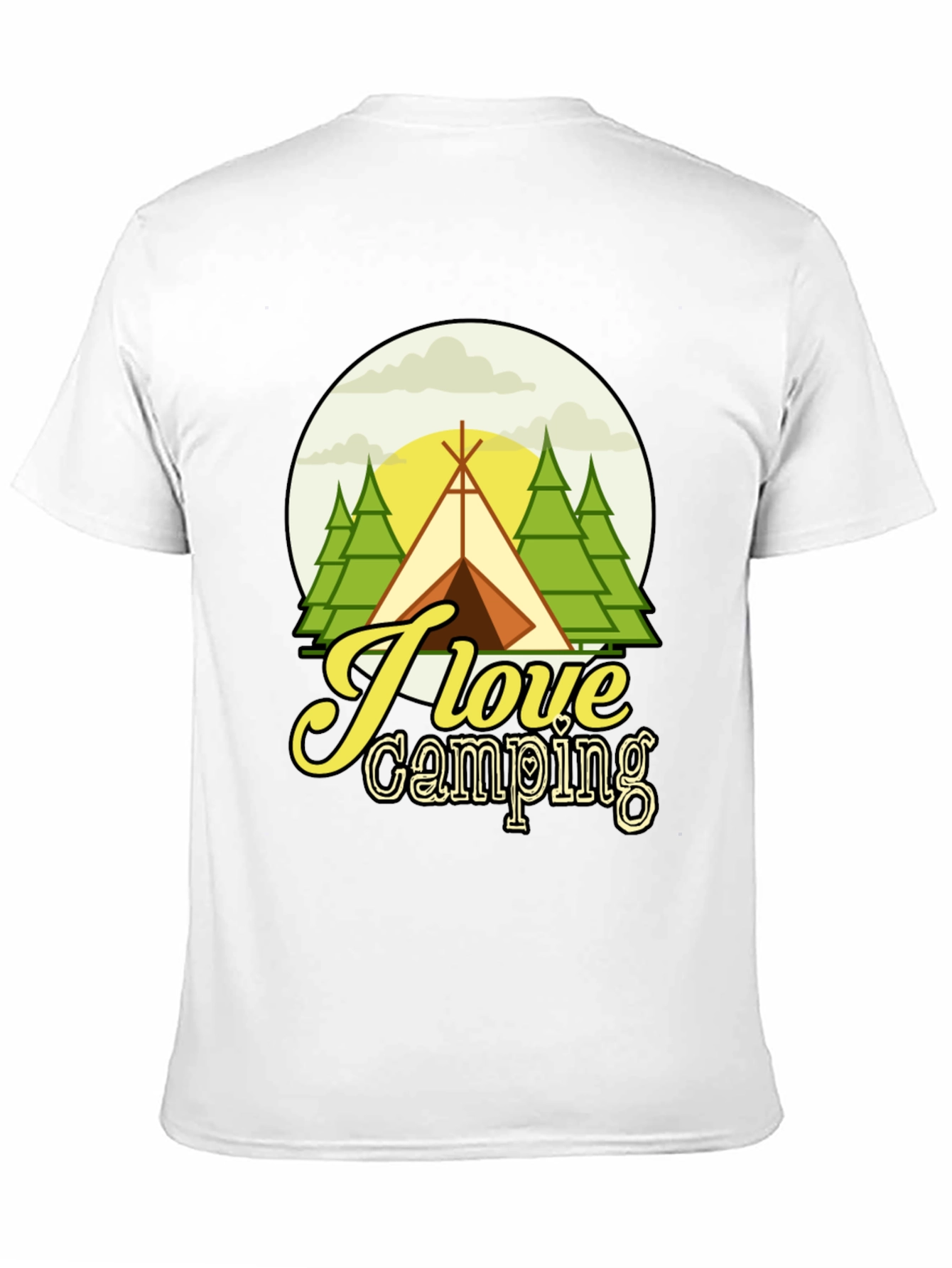 I Love Camping T-Shirt - Nature Adventure Tee