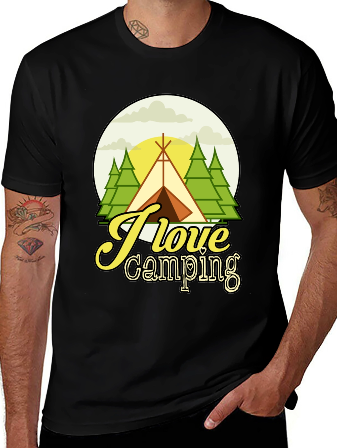 I Love Camping T-Shirt - Nature Adventure Tee