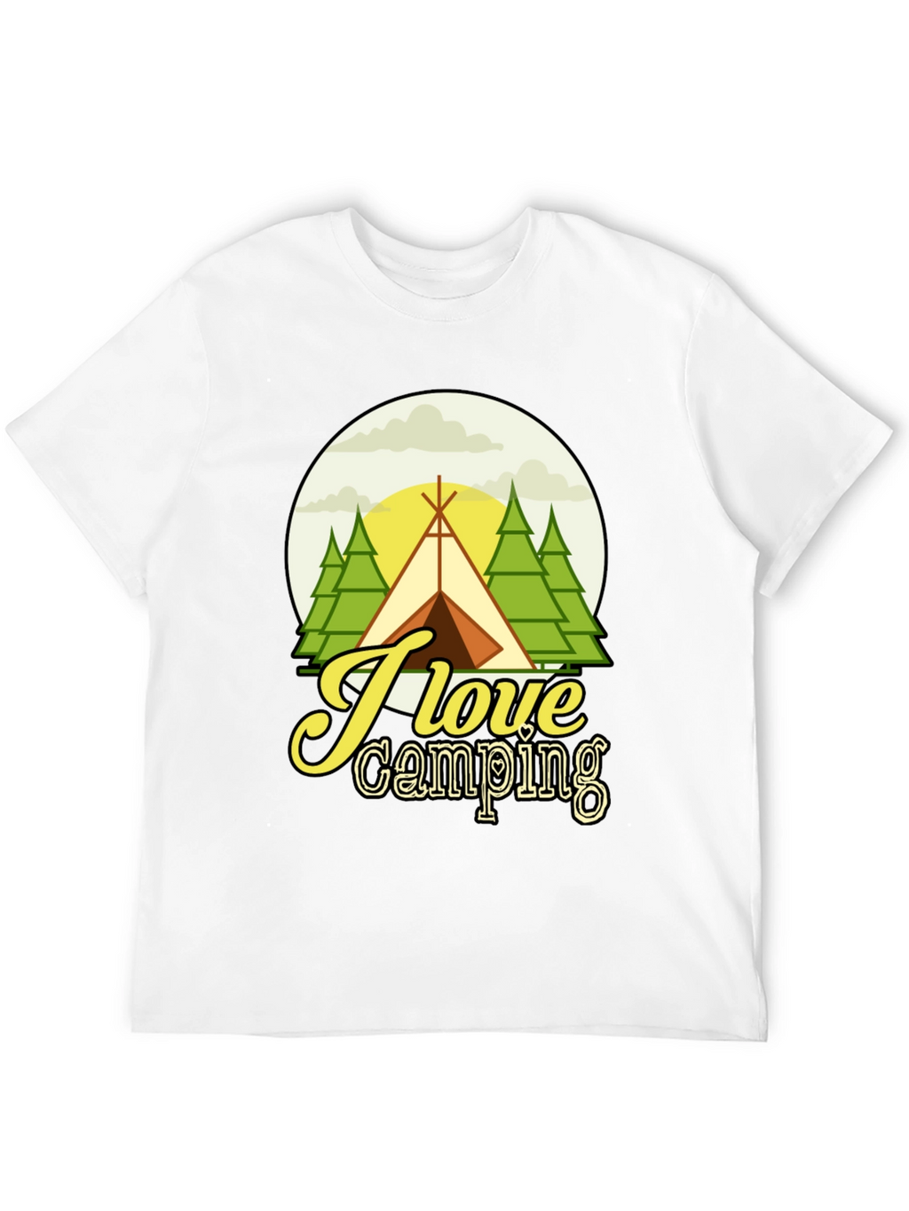 I Love Camping T-Shirt - Nature Adventure Tee