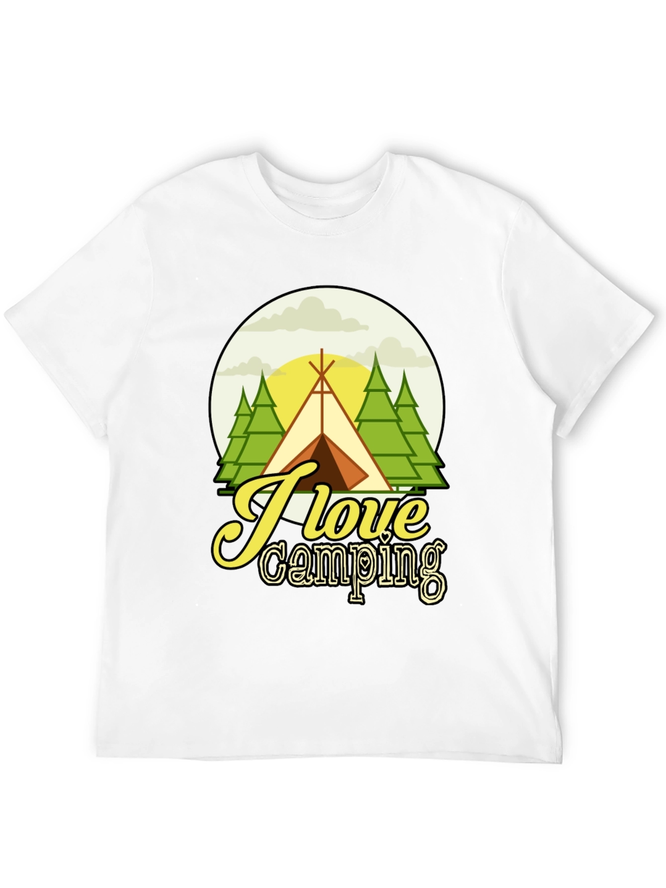 I Love Camping T-Shirt - Nature Adventure Tee