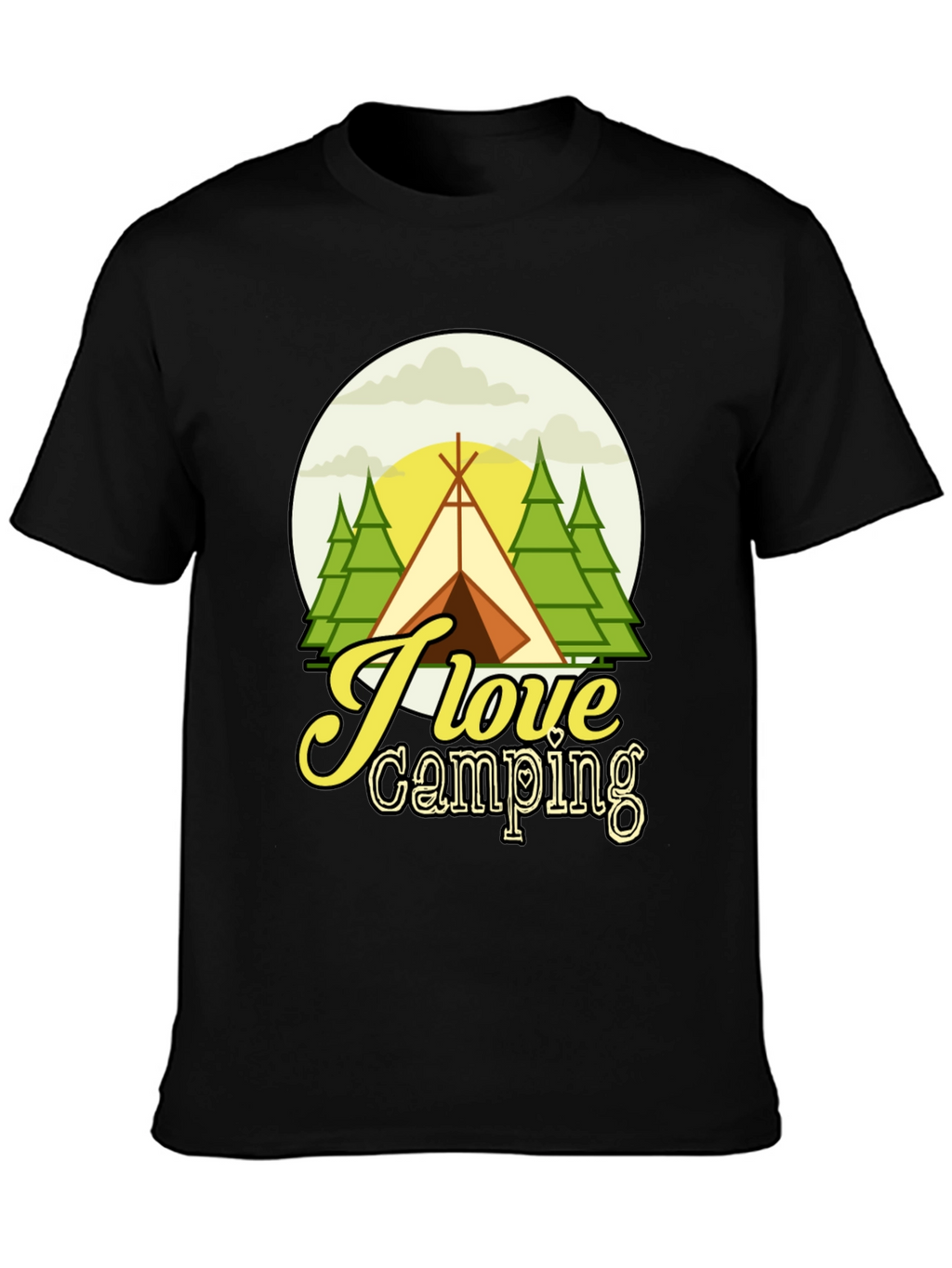 I Love Camping T-Shirt - Nature Adventure Tee