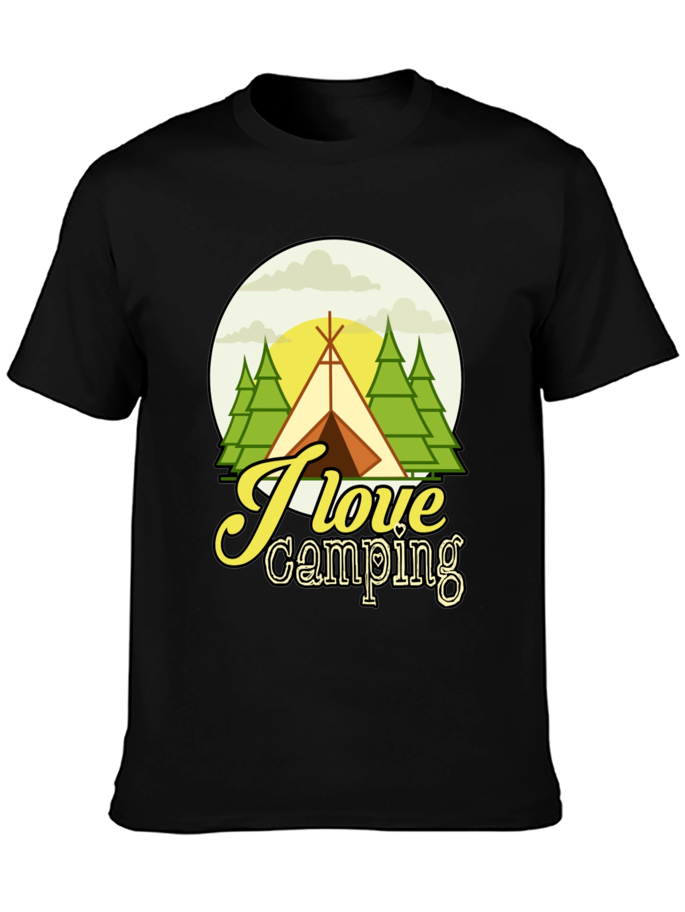 I Love Camping T-Shirt - Nature Adventure Tee