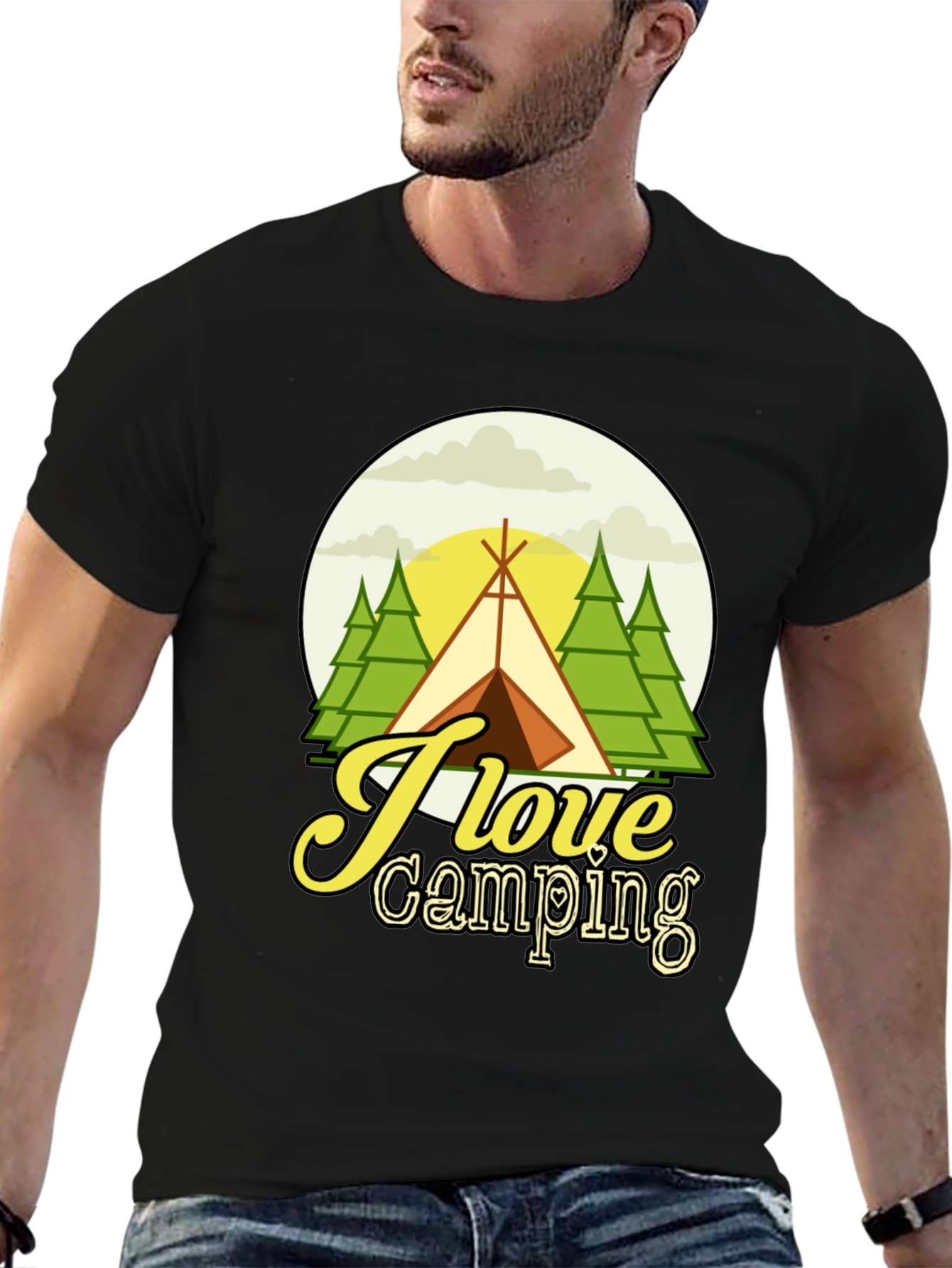 I Love Camping T-Shirt - Nature Adventure Tee