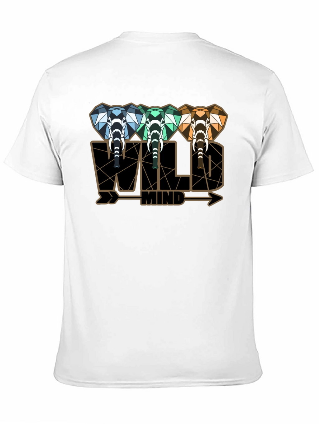 Wild Mind Elephant Graphic Tee - Stylish Mens T-Shirt