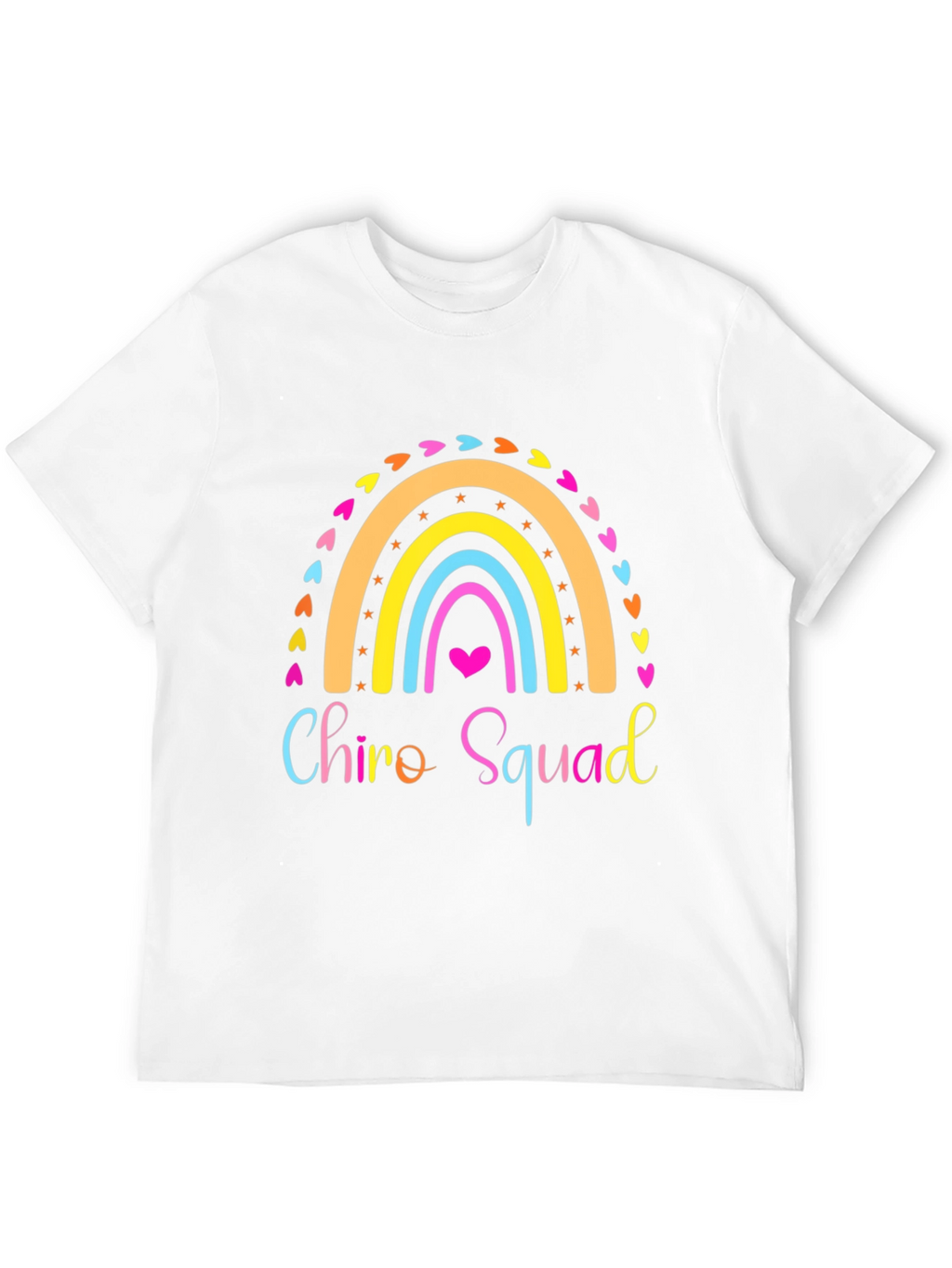 Chiro Squad Rainbow Graphic Tee - Black Unisex