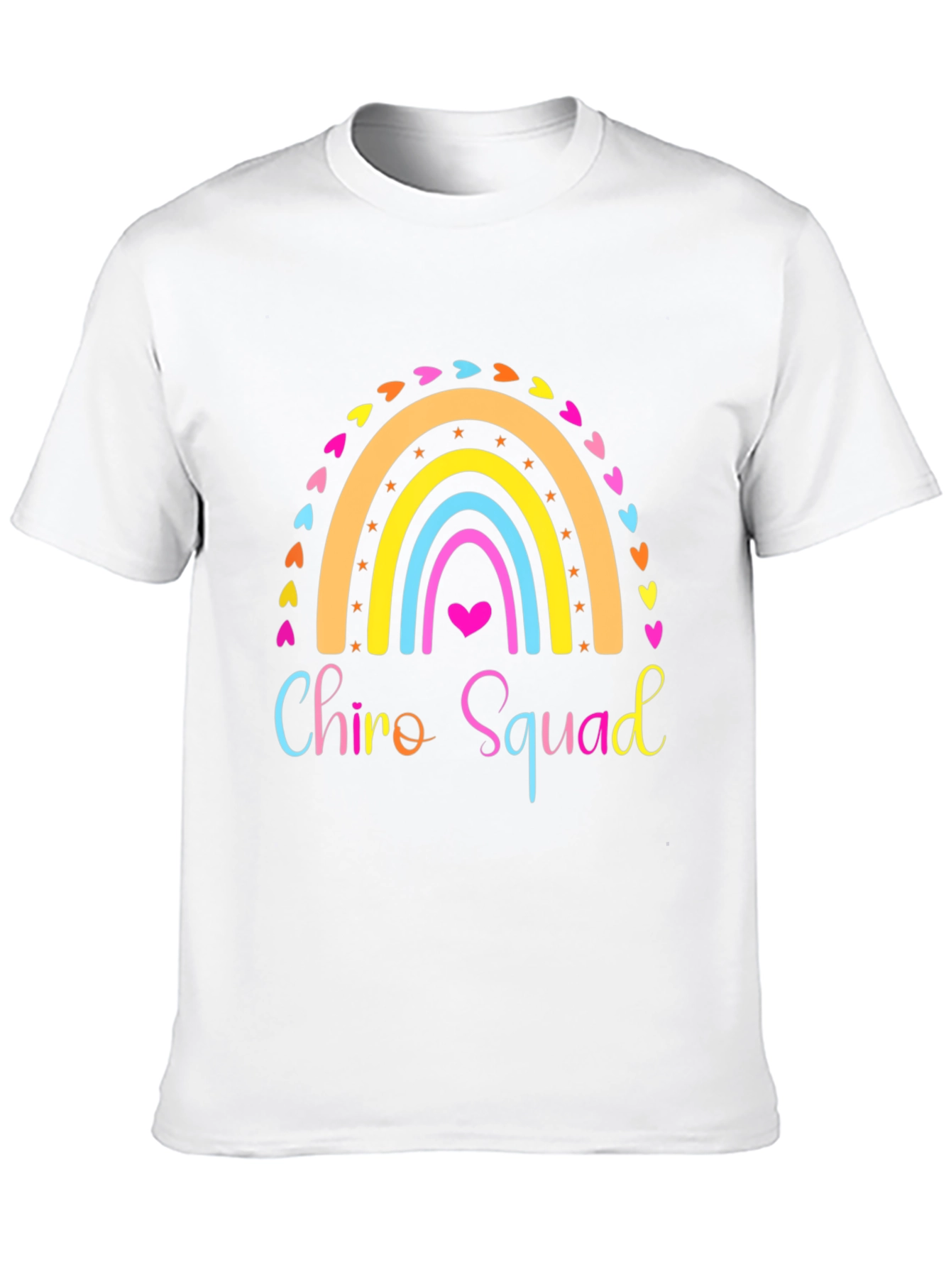 Chiro Squad Rainbow Graphic Tee - Black Unisex