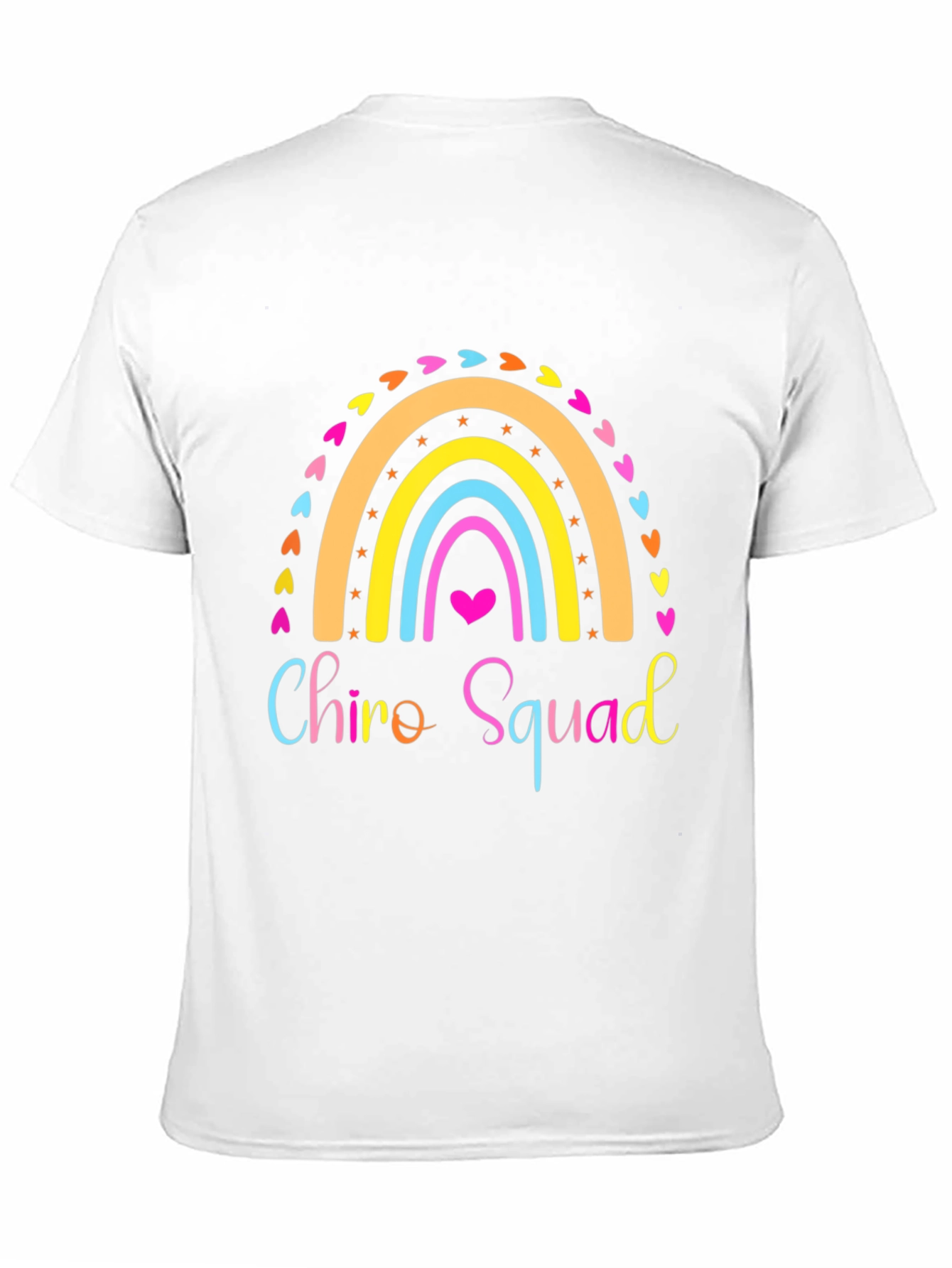 Chiro Squad Rainbow Graphic Tee - Black Unisex