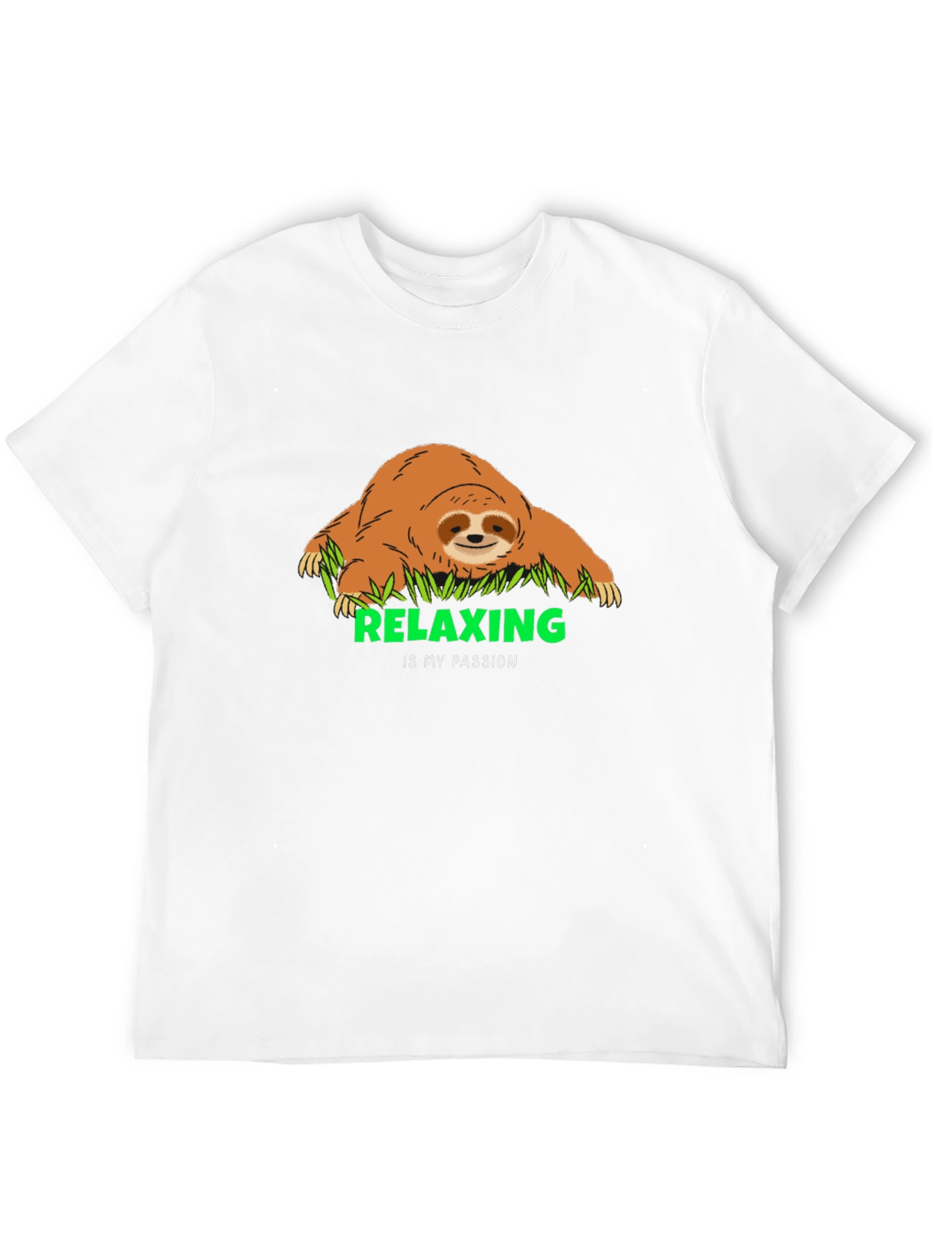Relaxing Sloth Graphic Tee - My Passion