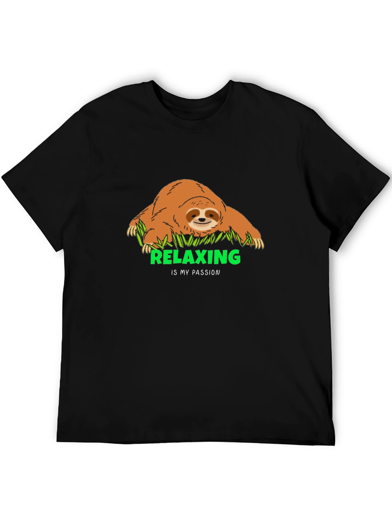 Relaxing Sloth Graphic Tee - My Passion