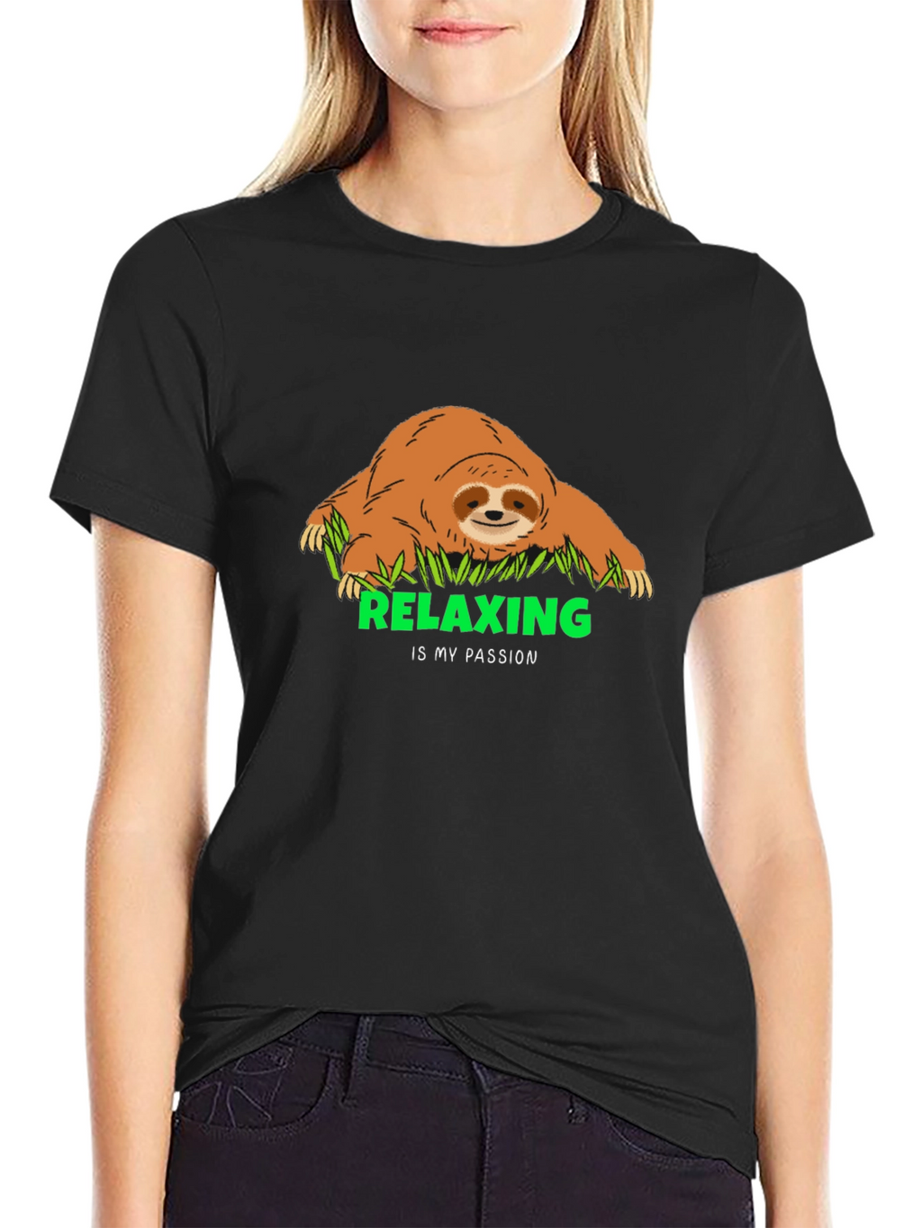 Relaxing Sloth Graphic Tee - My Passion