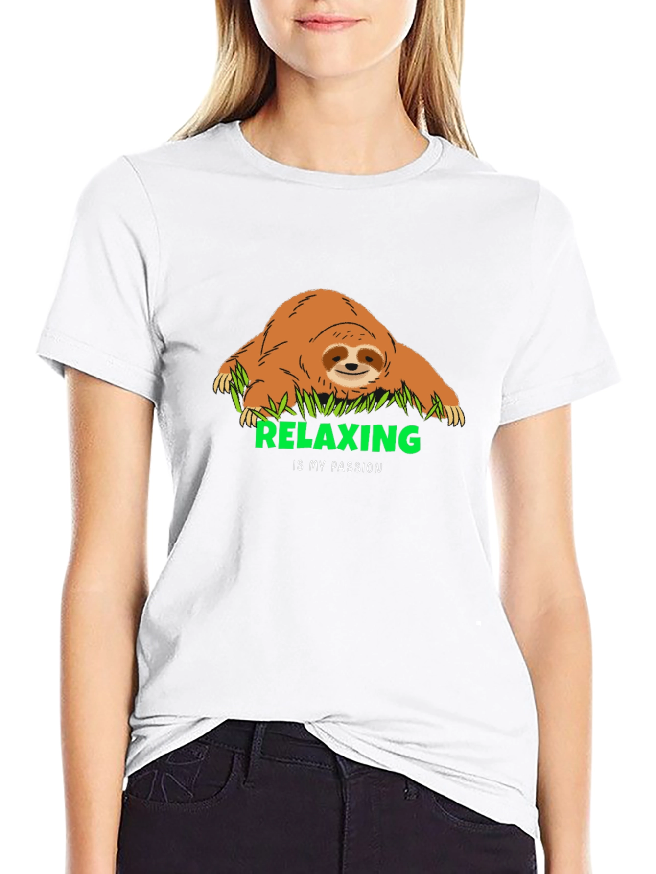 Relaxing Sloth Graphic Tee - My Passion
