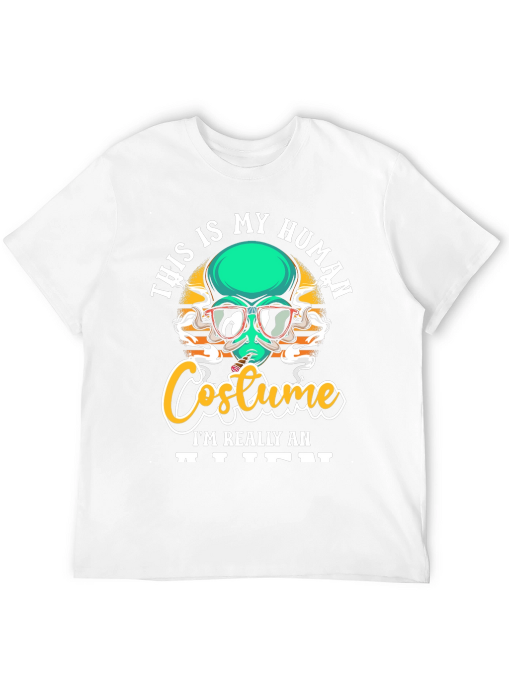 This is My Human Costume Alien Graphic T-Shirt