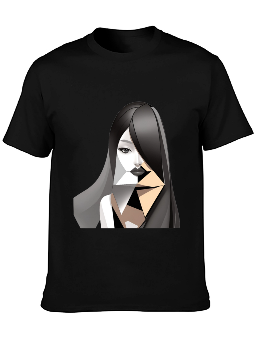 Abstract Woman Graphic Tee - Stylish Unisex T-Shirt