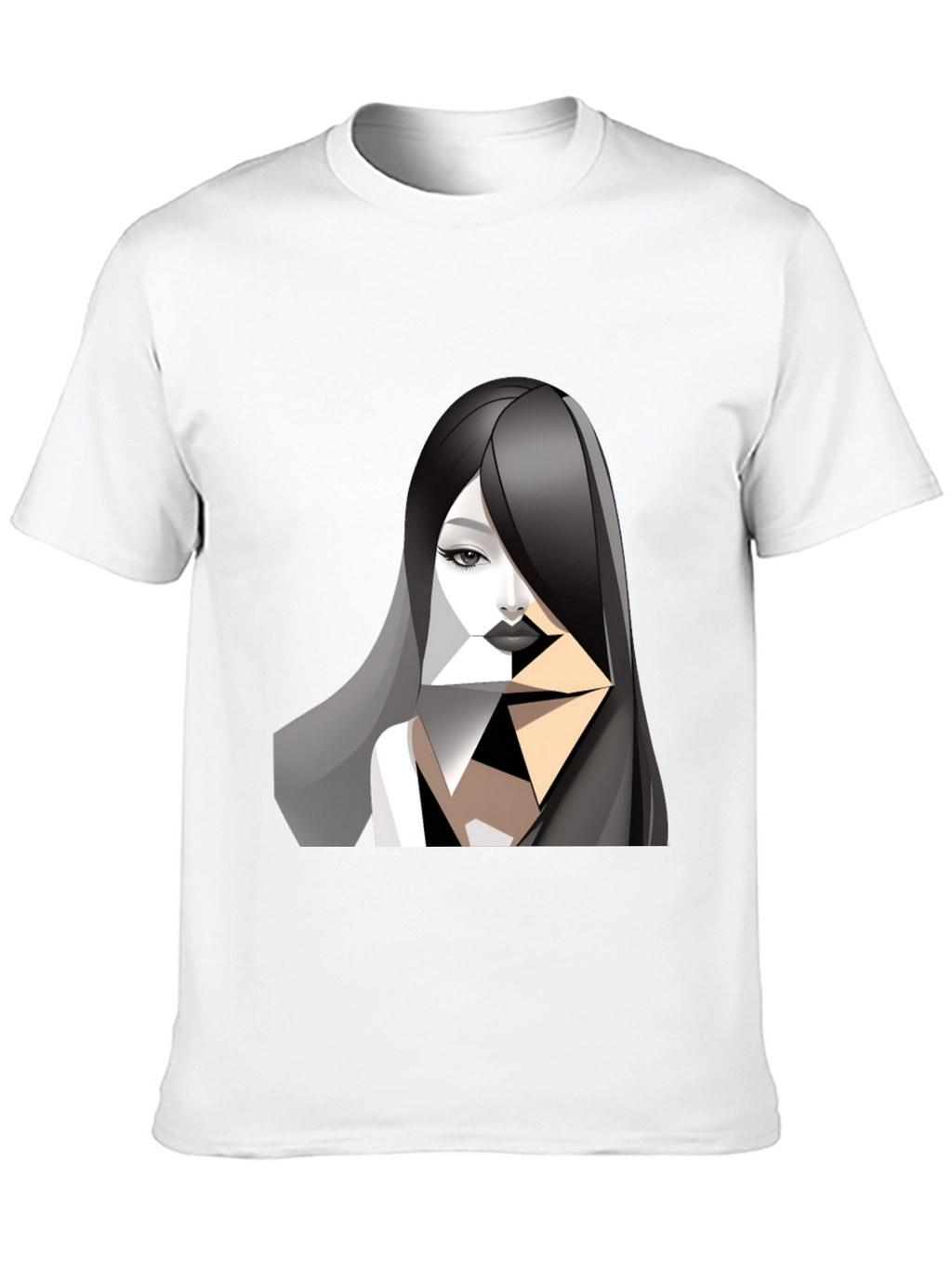 Abstract Woman Graphic Tee - Stylish Unisex T-Shirt