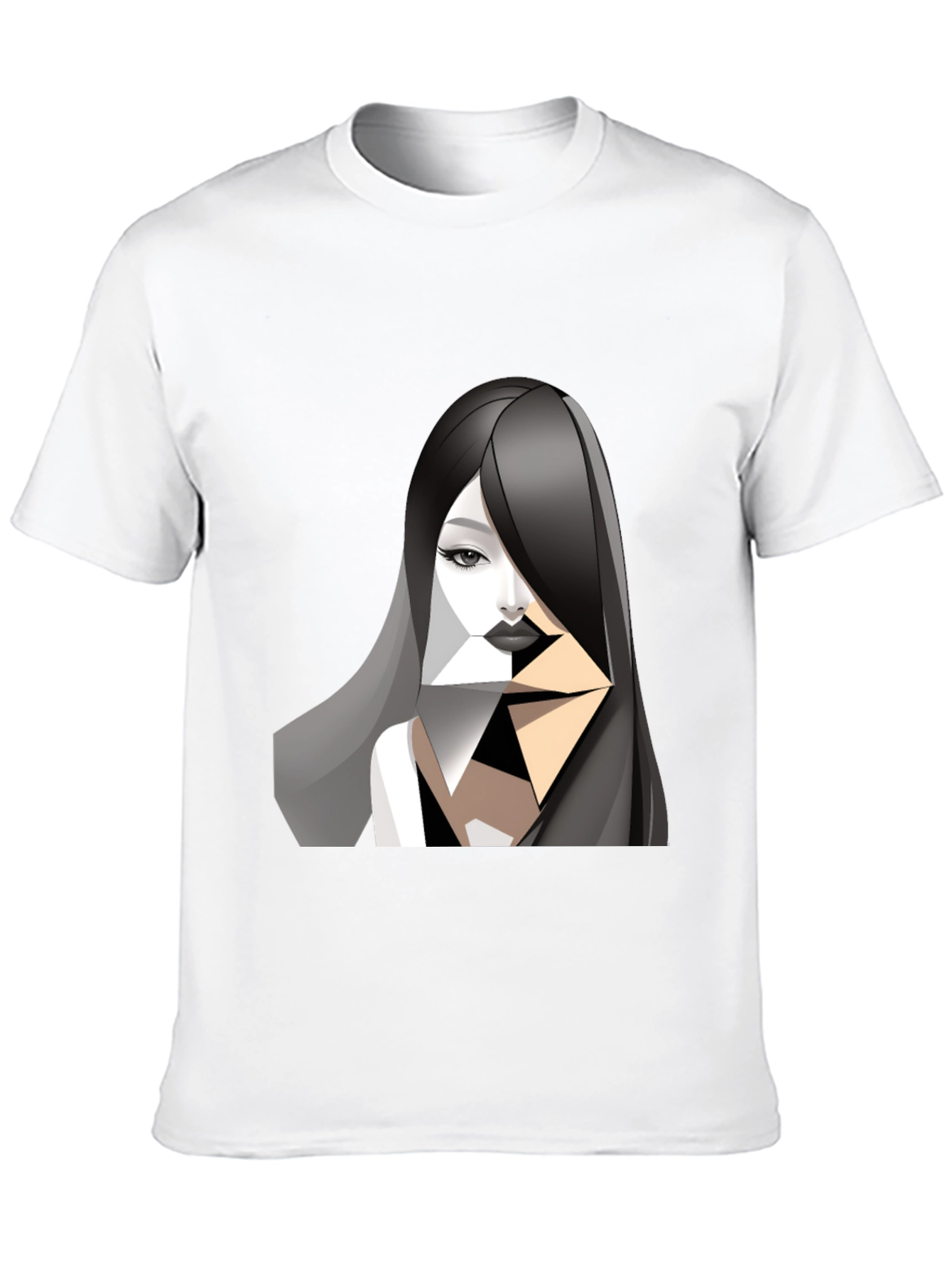 Abstract Woman Graphic Tee - Stylish Unisex T-Shirt