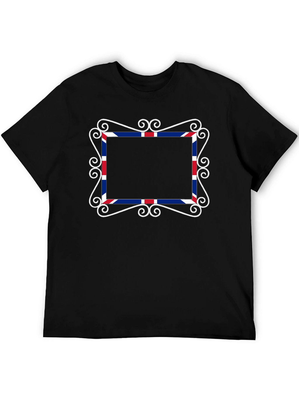 Union Jack Frame Black T-Shirt