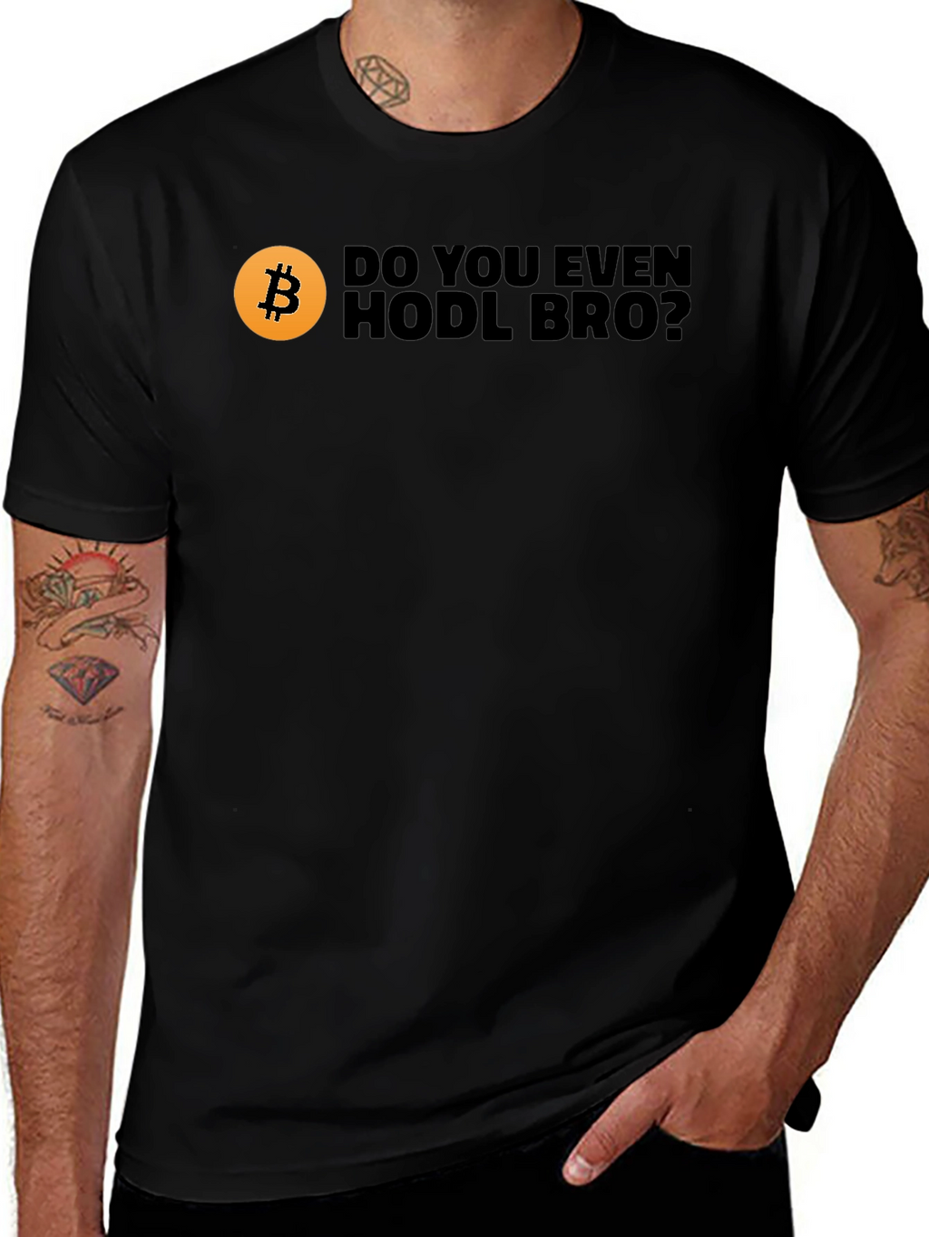 Do You Even HODL BRO? Bitcoin Crypto T-Shirt