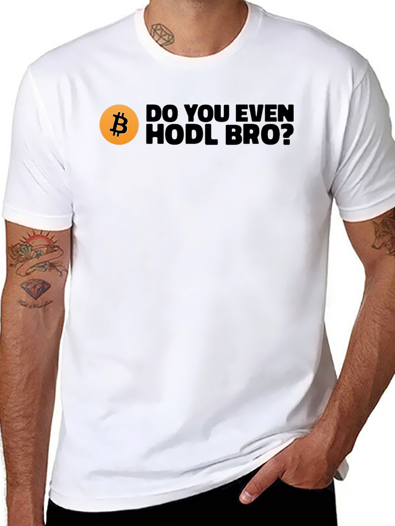 Do You Even HODL BRO? Bitcoin Crypto T-Shirt